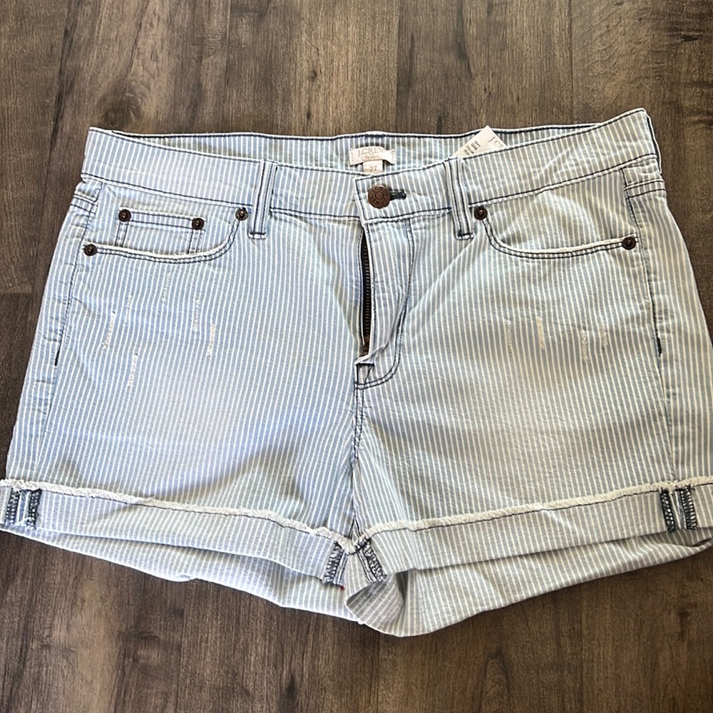 New! J.Crew Striped Shorts